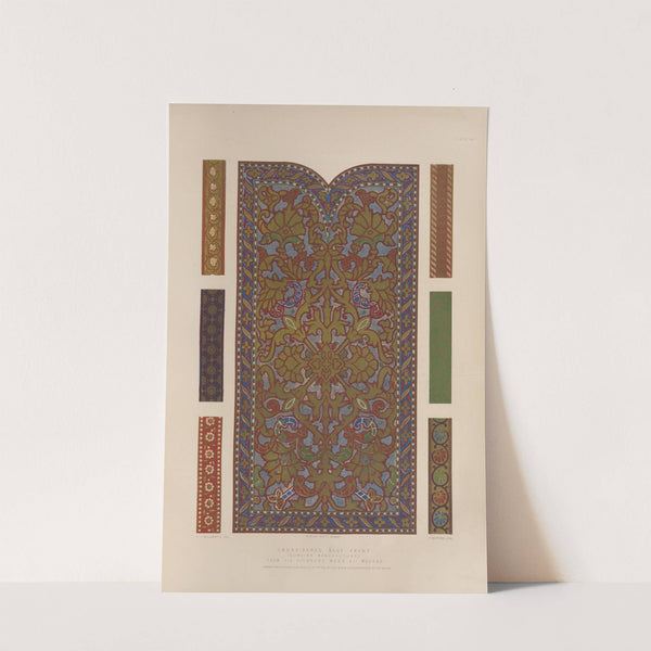 Embroidered boot front by Matthew Digby Wyatt