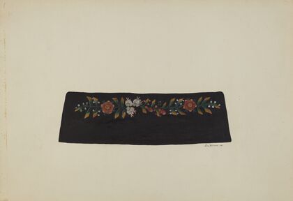 Embroidered Leather