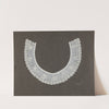 Embroidered Linen Collar by Edith Miller