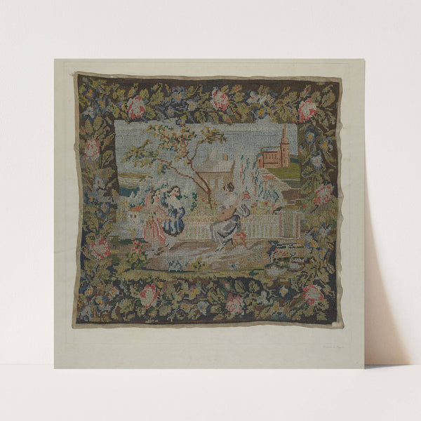 Embroidered Picture by Frank J. Mace