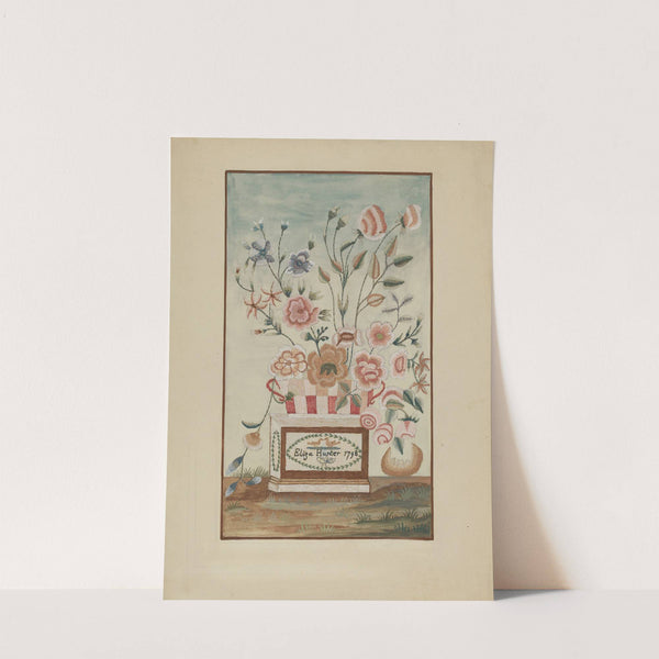 Embroidered Picture by Jules Lefevere