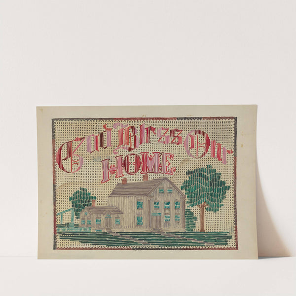 Embroidered Picture by Evelyn Bailey