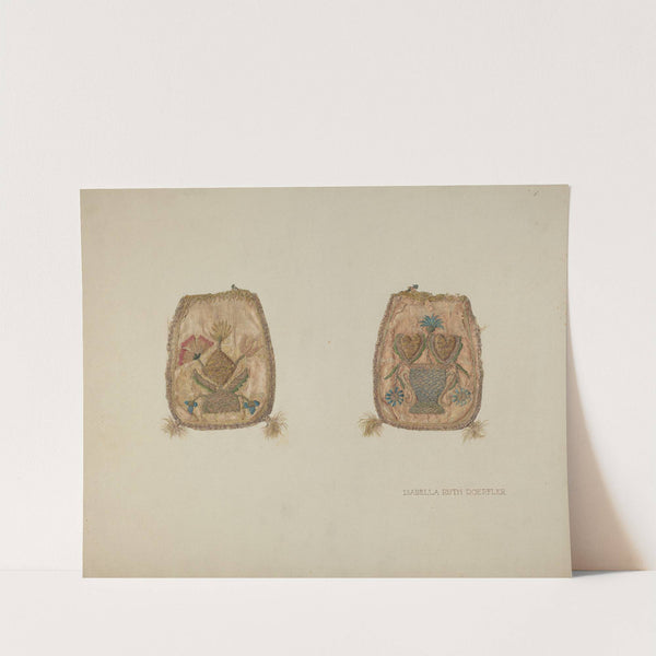 Embroidered Purse by Isabella Ruth Doerfler
