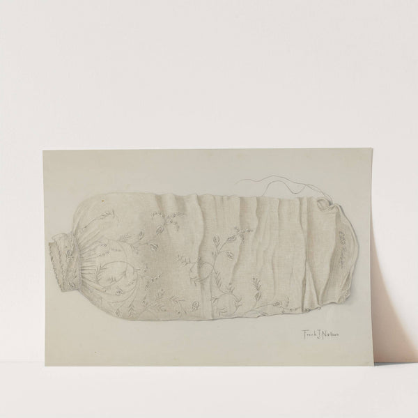 Embroidered sleeve by Frank Nelson