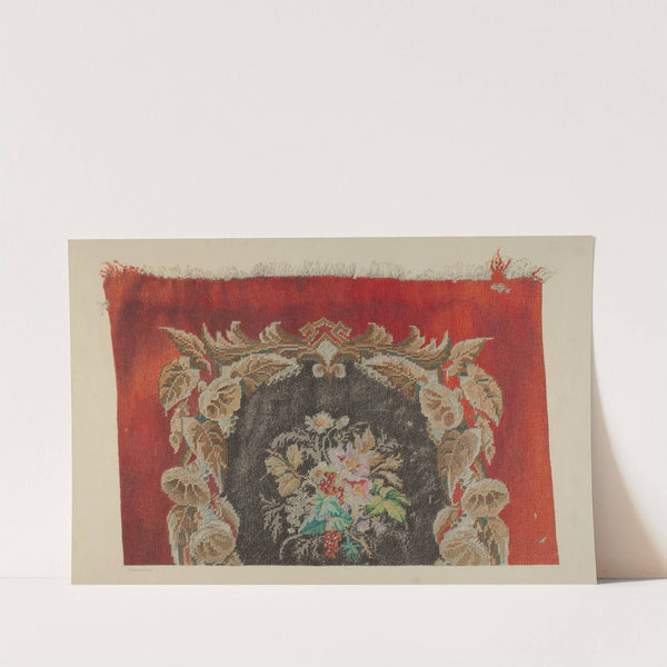 Embroidered Stool Cover by Carmel Wilson