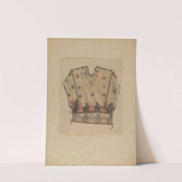 Embroidered Woman's Dress by Michael Trekur