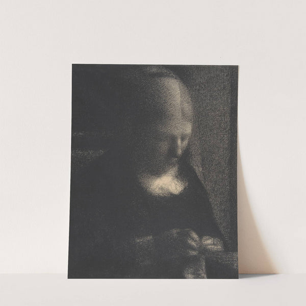 Embroidery; The Artist’s Mother (1882–83) by Georges Seurat