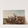 Emigration - the parting day 'Good Heaven! what sorrows gloom'd that parting day etc' Goldsmith by Thomas Falcon Marshall