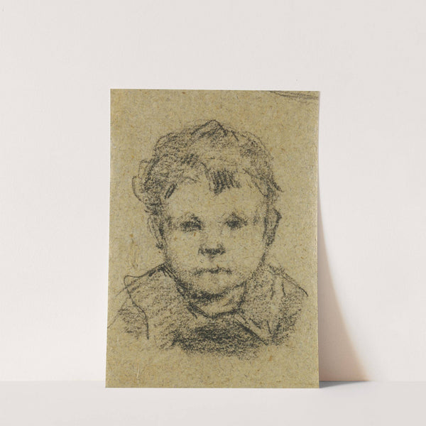 Emil Gauguin as a Child, Wearing a Collared Shirt (c. 1875–1876) by Paul Gauguin