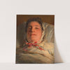 Emilie Amerling, geb. Heinrich auf dem Krankenbett (3. Frau des Künstlers) (1872) by Friedrich von Amerling