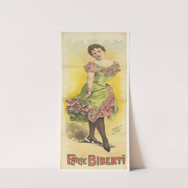 Emilie Biberti (1895) by Imp. Charles Lévy