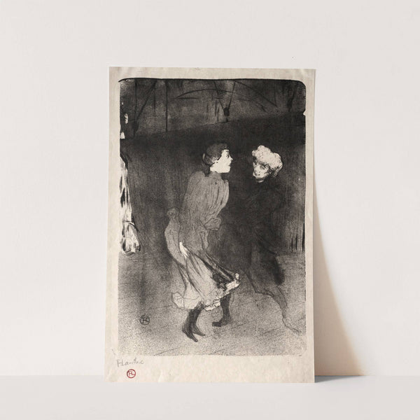 Emilienne d’Alecon and Mariquita of the Follies-Bergère (1893) by Henri de Toulouse-Lautrec