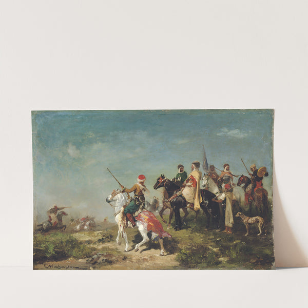 Emir Abdelkader Leading His Troops by Georges Washington