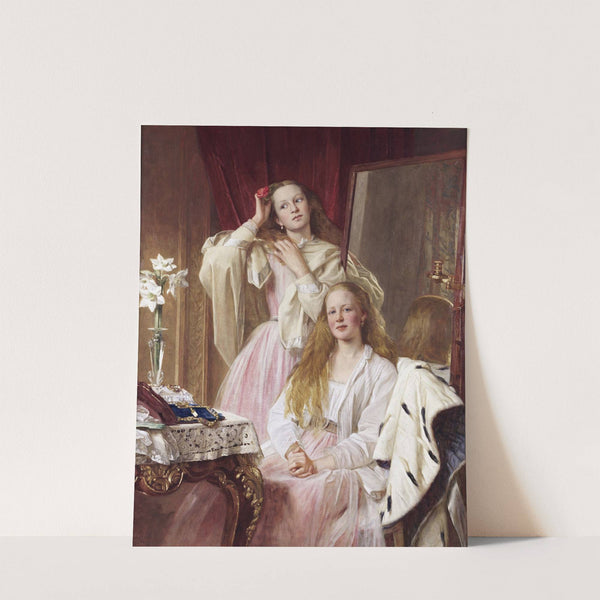 Emma And Federica Bankes Of Soughton Hall by Henry Tanworth Wells