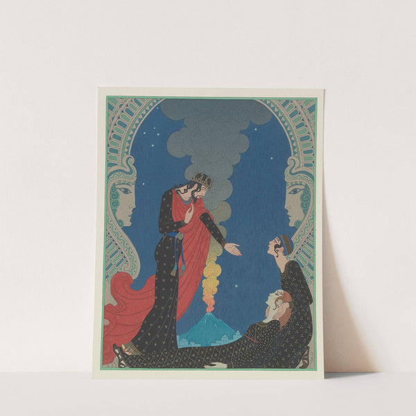 Empedocles and Panthea (1929) by George Barbier