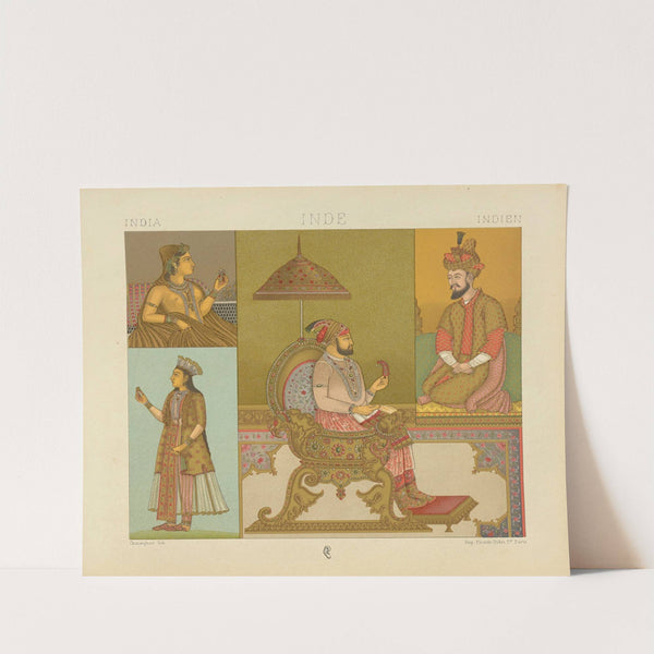 Empereurs Mogols et dames;les portraits historiques (1876-1888) by Auguste Racinet