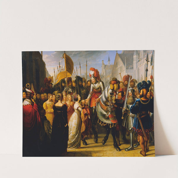 Emperor Maximilian I enters Ghent (1822) by Anton Petter