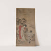 Emperor Minghuang Teaching Yang Gueifei to Play the Flute (late 1400s–early 1500s) by Choryusai