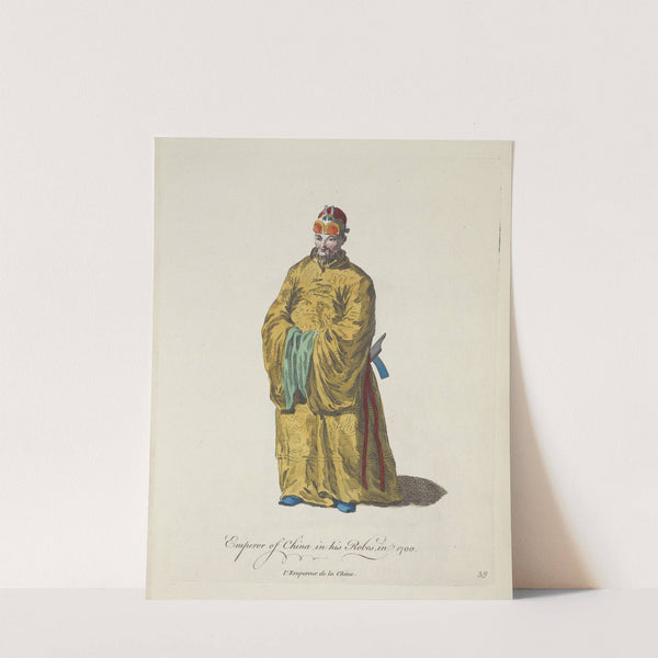 Emperor of China in his robes, in 1700. L’empereur de la Chine. (1757-1772) by Charles Grignion