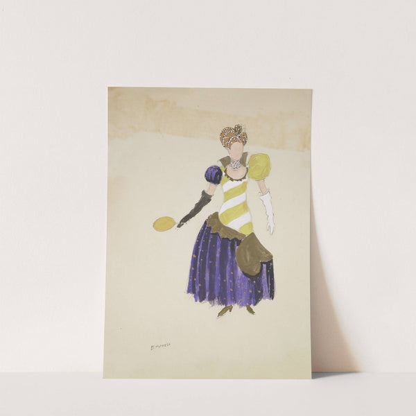 Emperor’s New Clothes: Empress Yellow and white striped top (1934-1943) by Andrei Hudiakoff