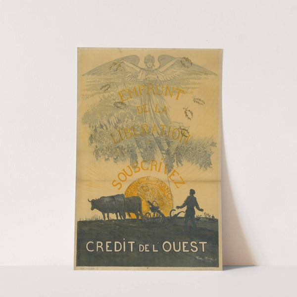 Emprunt de la Libération 1918. Souscrivez. Crédit de l’Ouest (1918) by Georges Bertin Scott