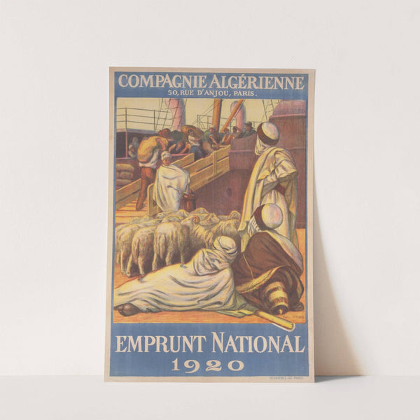 Emprunt National 1920 - Compagnie Algérienne by Henri Villain