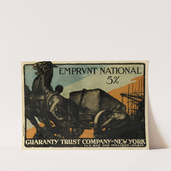 Emprunt National 5percent Guaranty Trust Company Of New York by Marc
