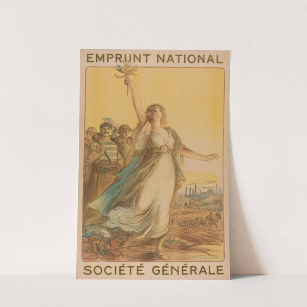 Emprunt national. Société générale (1920) by Lucien Marie François Métivet