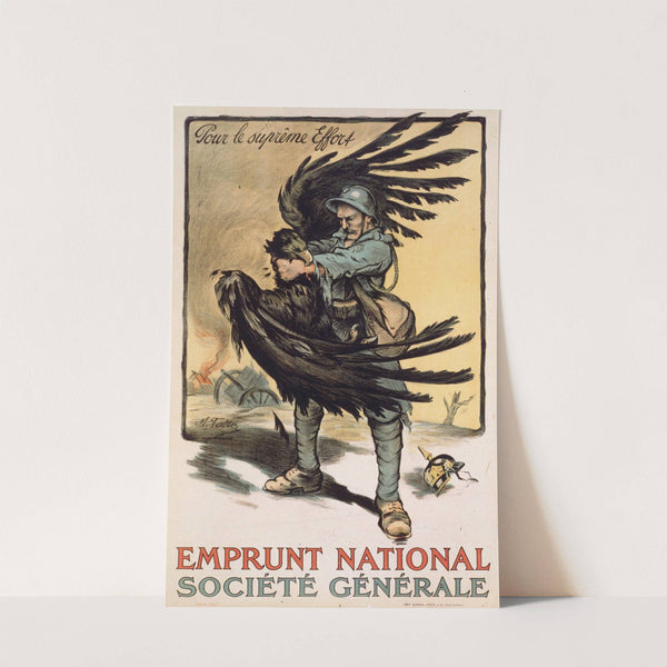 Emprunt National. Société Générale. Pour le suprême effort by Marcel Falter