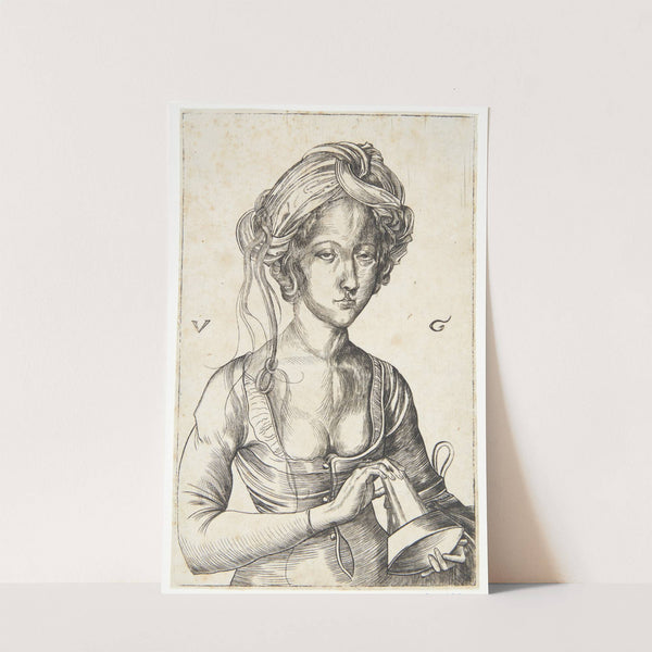 En af de uforstandige jomfruer by Urs Graf