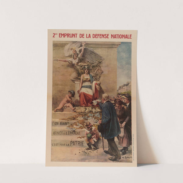 En avant Armée de l’Epargne, C’est pour la Patrie. (1916) by Alcide Théophile Robaudi