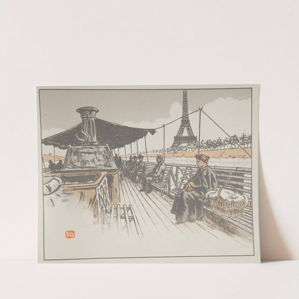 En bateau-mouche (1902) by Henri Rivière