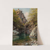 En bjerg slugt (The Mountain Gorge, Meran) by Peder Mørk Mønsted