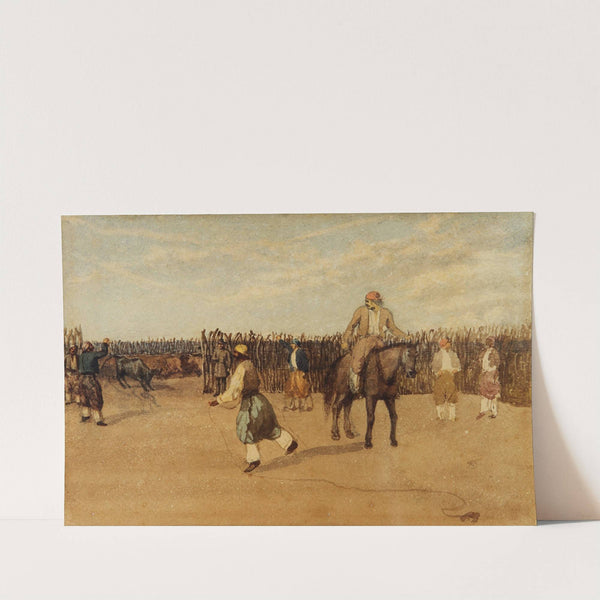 En El Corral by Prilidiano Pueyrredòn