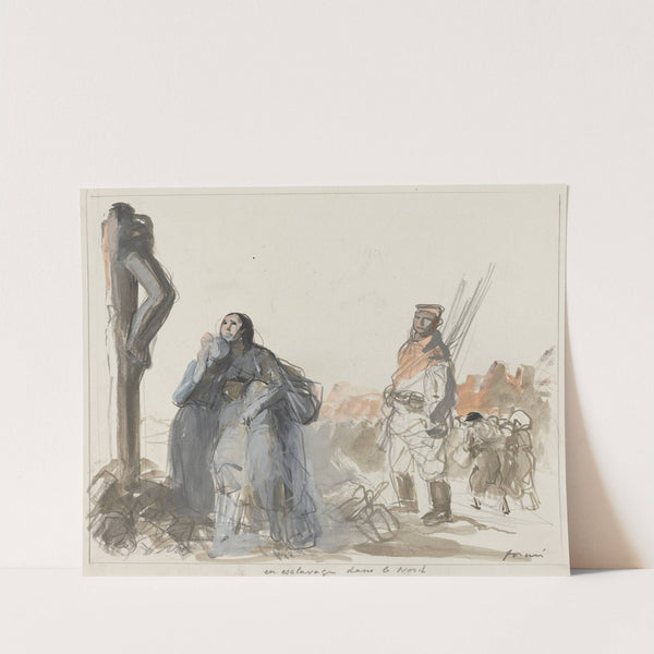 En esclavage dans le Nord (c. 1914-1919) by Jean-Louis Forain