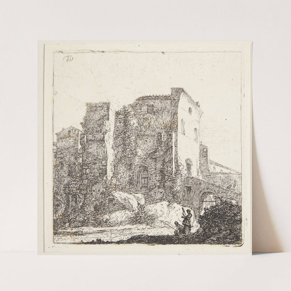 En fisker og en spinderske by Thomas Wijck