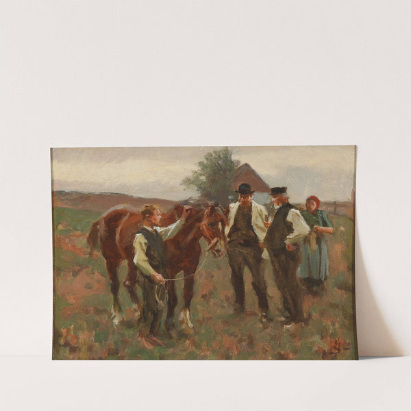 En Hestehandel (1898) by Erik Henningsen