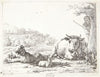 En hyrde bag et træ