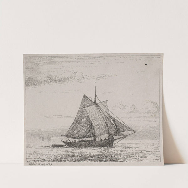 En jagt by Vilhelm Kyhn