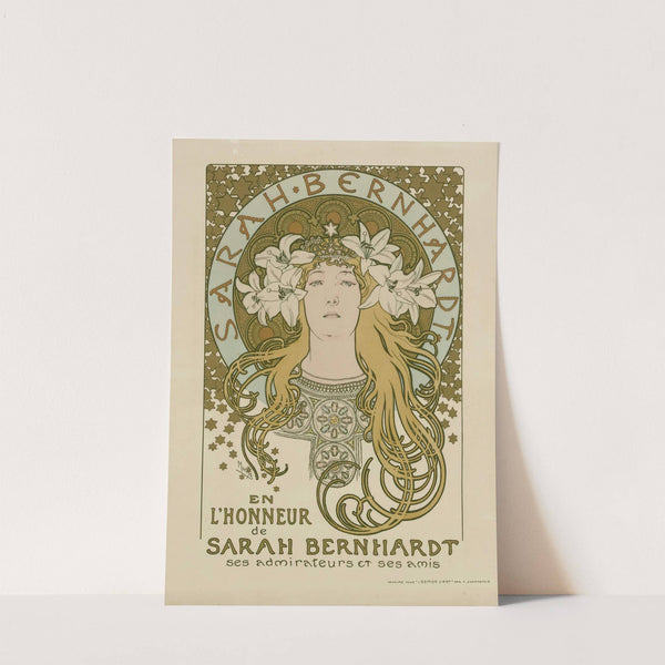 En l’honneur de Sarah Bernhardt – ses admirateurs et ses amis (1896) by Alphonse Mucha