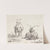 En liggende ged og en stående ged set bagfra by Nicolaes Pietersz. Berchem
