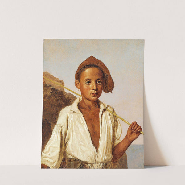 En lille Capridreng by Christen Købke