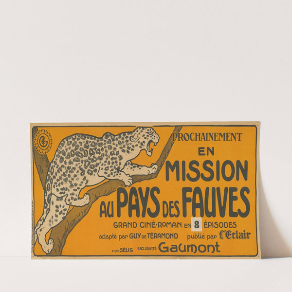 En Mission au Pays des Fauves (1922) by Imp. de la Société des établissements Gaumont