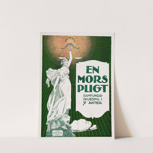 En Mors pligt (1920) by Jul. Hess & Co.