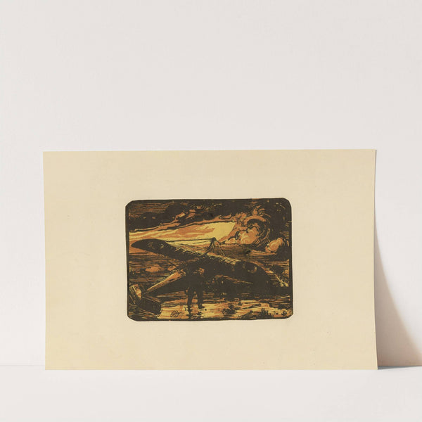 En panne dansles marais. Yser (Broken Down in the Marshes. Yser River) (1920)