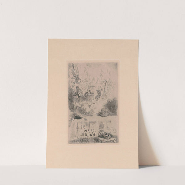 En prenant le thé (1875) by Félicien Rops