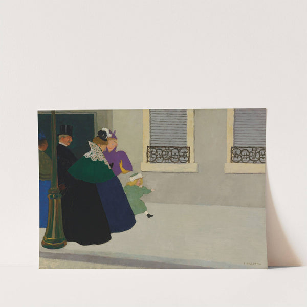 En promenade (circa 1895) by Félix Vallotton