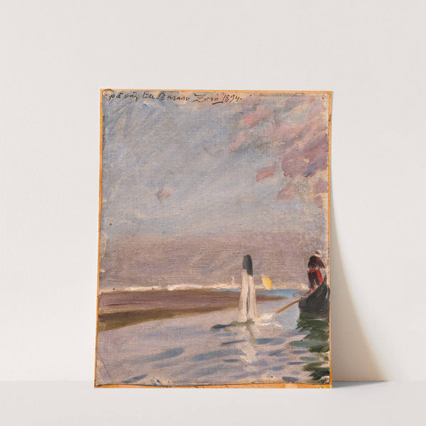En Route to Burano (1894) by Anders Zorn
