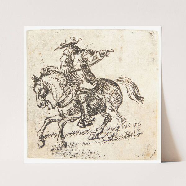 En rytter by Pieter van Laer