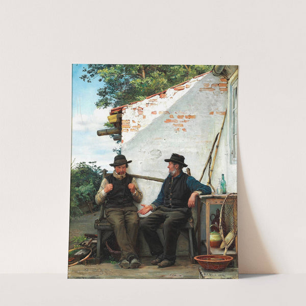 En Samtale mellem to Fiskere by Carl Bloch